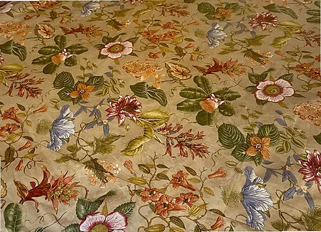 Custom Made Jacobean Floral Duvet Cover Queen