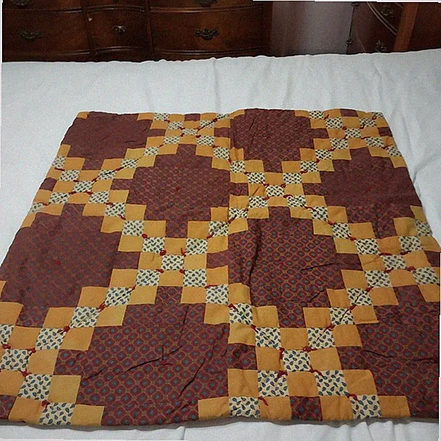 Handmade Irish Chain Quilt