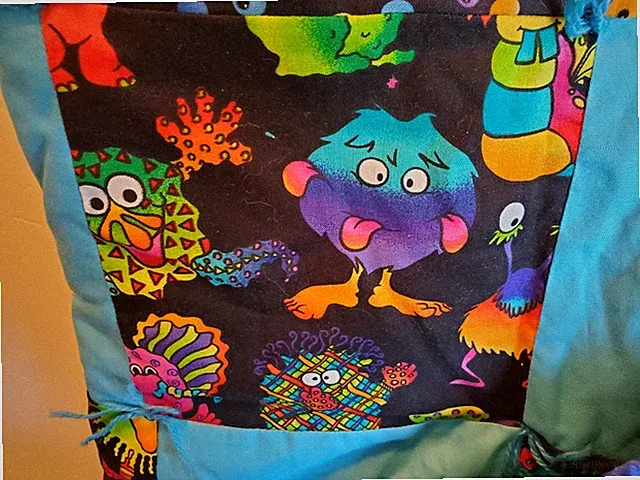 Multi Color Patchwork Cotton Quilt Handmade Comforter 53x42 Nwot BLANKET