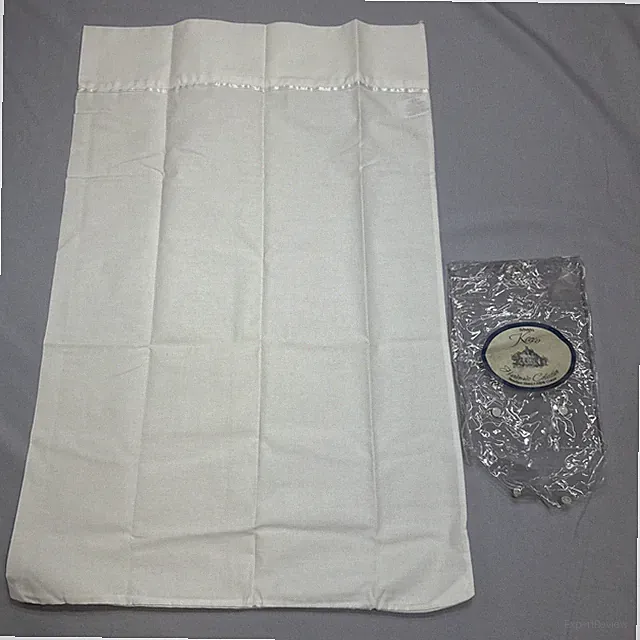Vintage Keeco Handmade Collection Westpoint Stevens Standard Cotton Sheet White